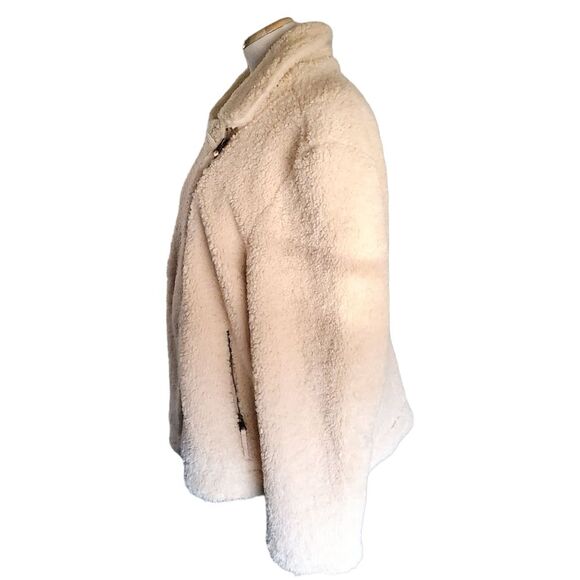 American Eagle Sherpa Moto Jacket Womens XL - Picture 4 of 14